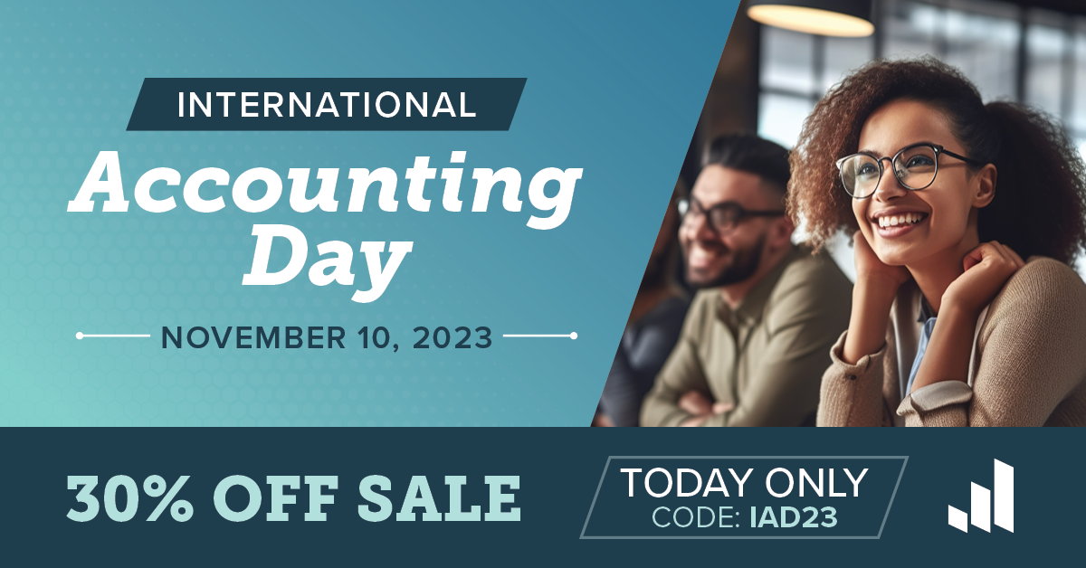 Save 30% on Surgent CPE today only on International Accounting Day.